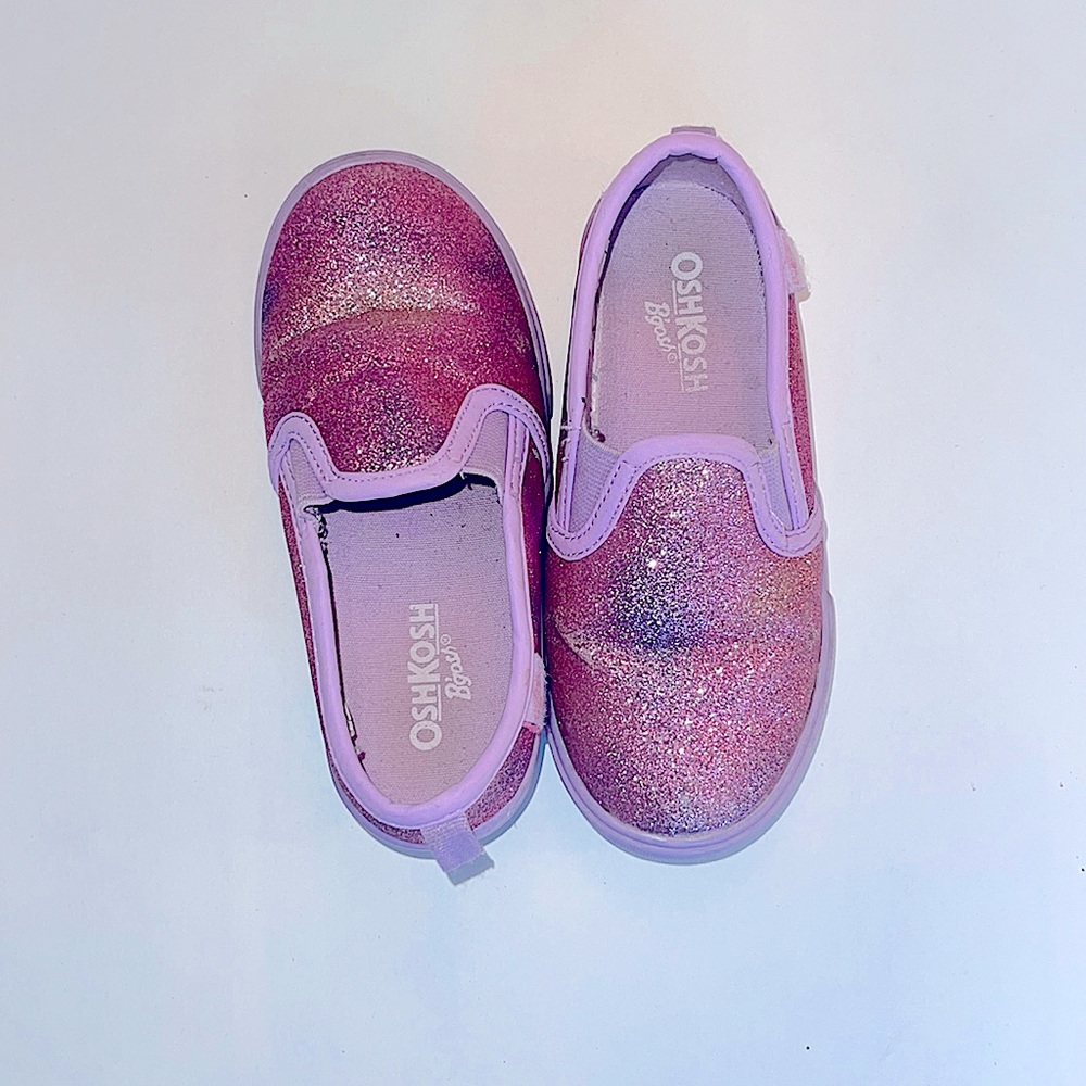 Oshkosh vans-style slip on shoes US kids10